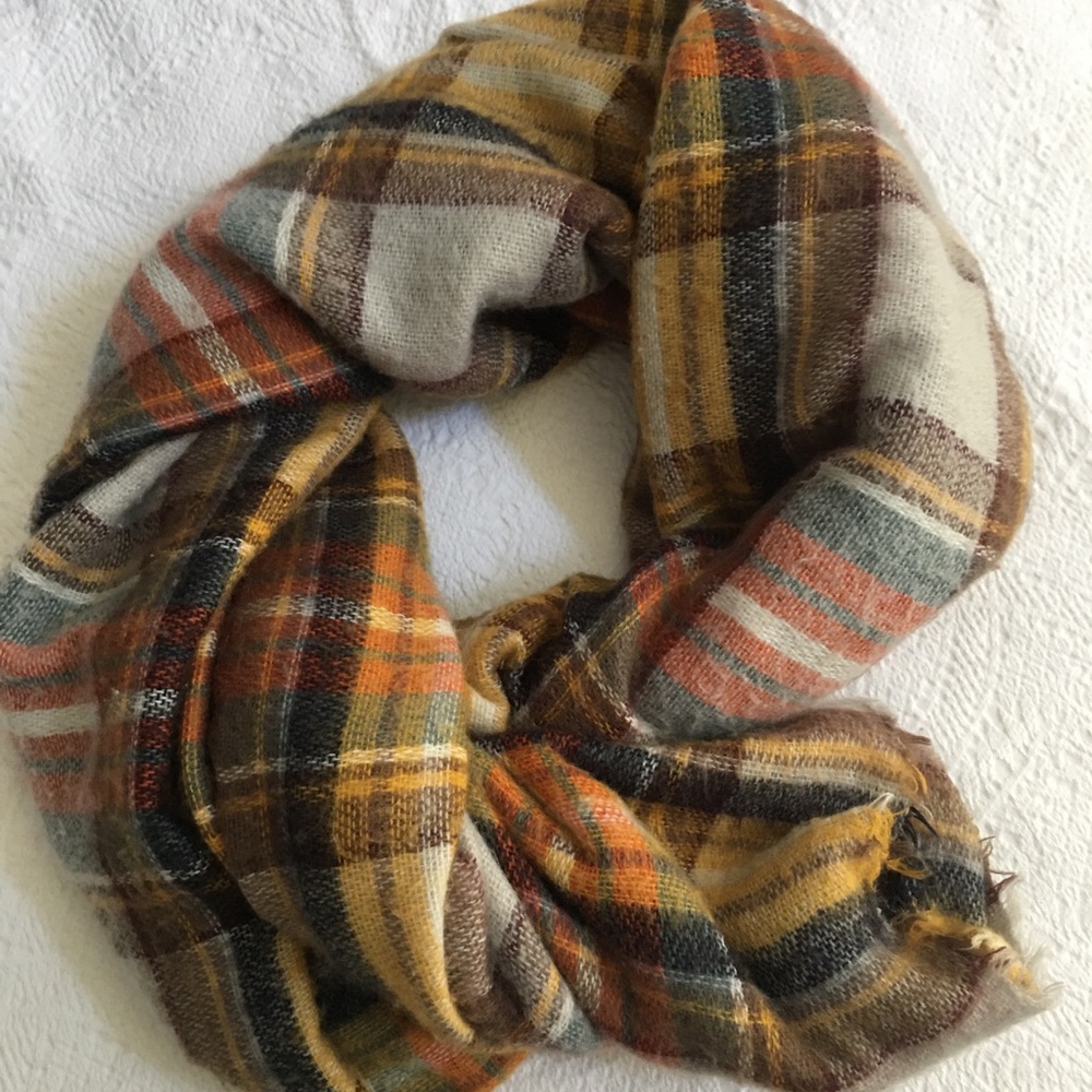 ZARA oversized blanket scarf